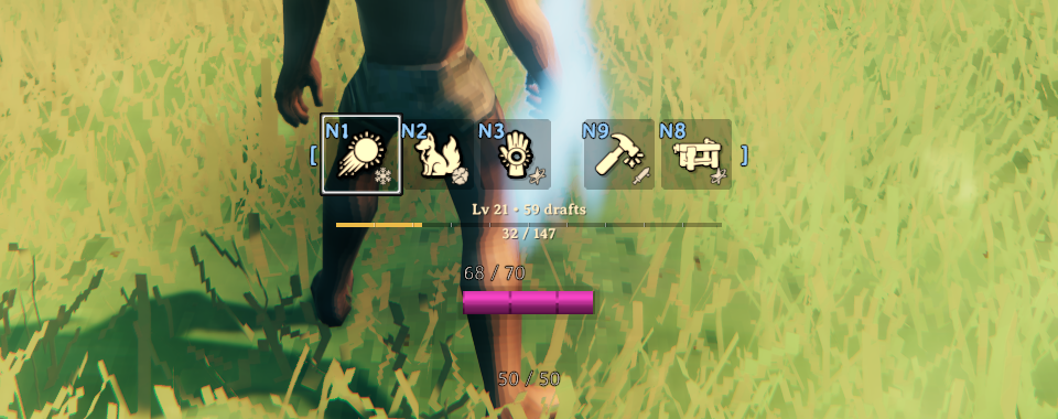 Your ability bar.